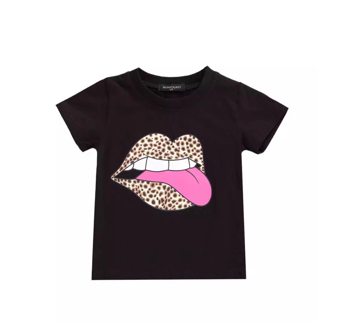 Leopard Lip Shirt