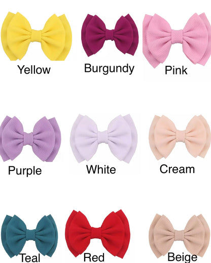 Bella Big Bow Hair Clips