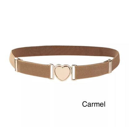 Adjustable Heart Elastic Waist Belts