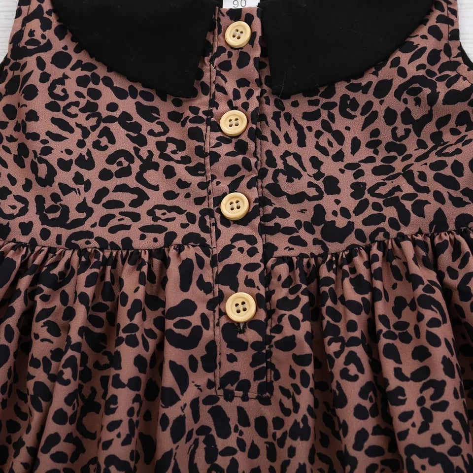 Lydia Leopard Print Dress