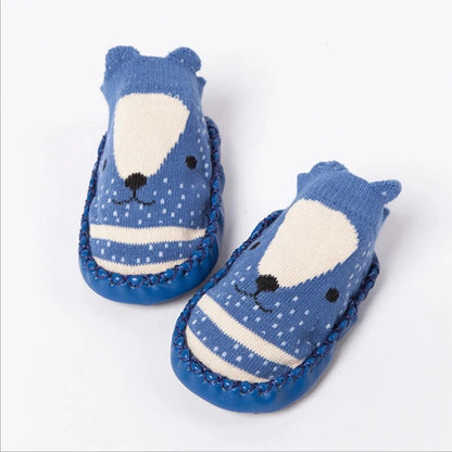 Blue Anti-Slip Sock Shoes