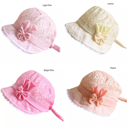 Cotton Lace Baby Hats