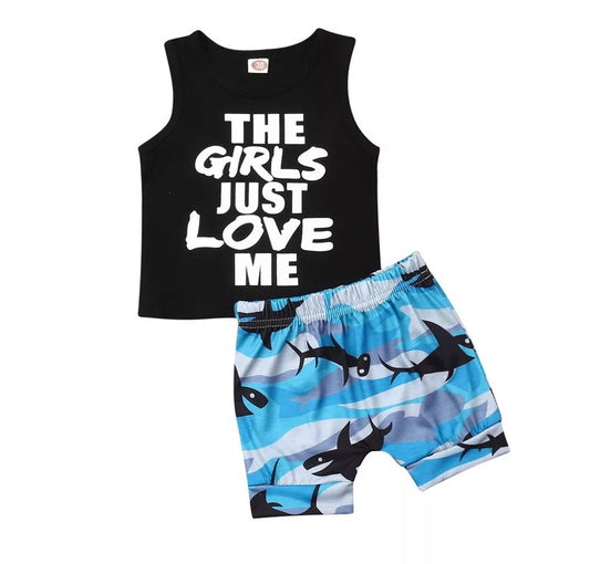 “The Girls Just Love Me” 2pc Set