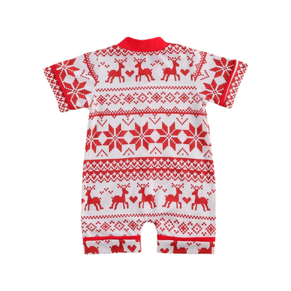 Red Christmas Jumpsuit