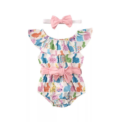 Colour Bunnies Romper Set