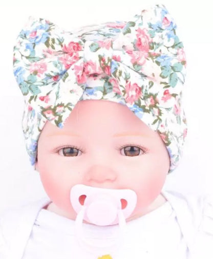 Floral Bowknot Beanie