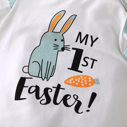 My 1st Easter! Jumpsuit - Blue