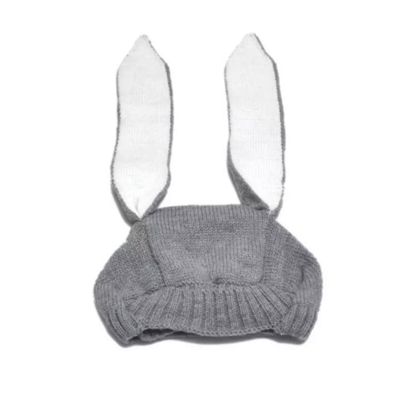 Knitted Bunny Ears Beanie