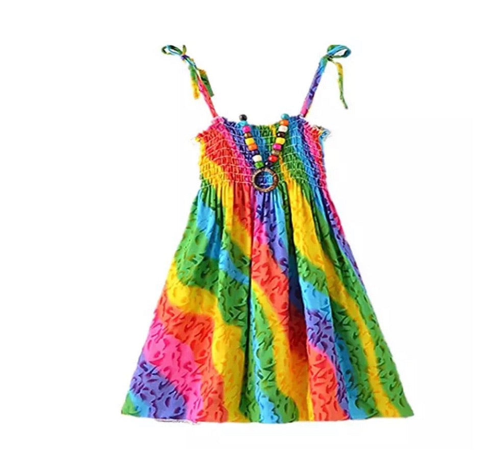 Rainbow Ripple Dress