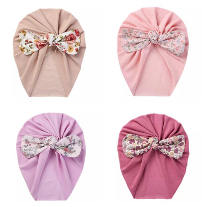 Floral Bow Turbans