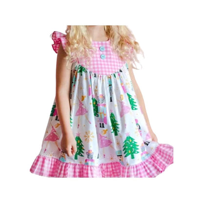 Pink Nutcracker Christmas Dress