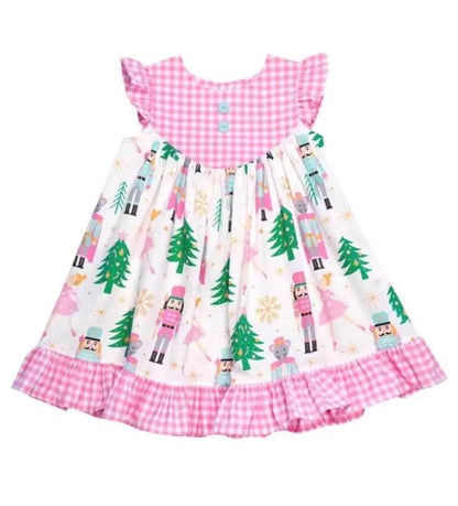 Pink Nutcracker Christmas Dress