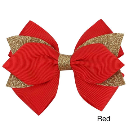 Glitter Grace Bow Hairclips